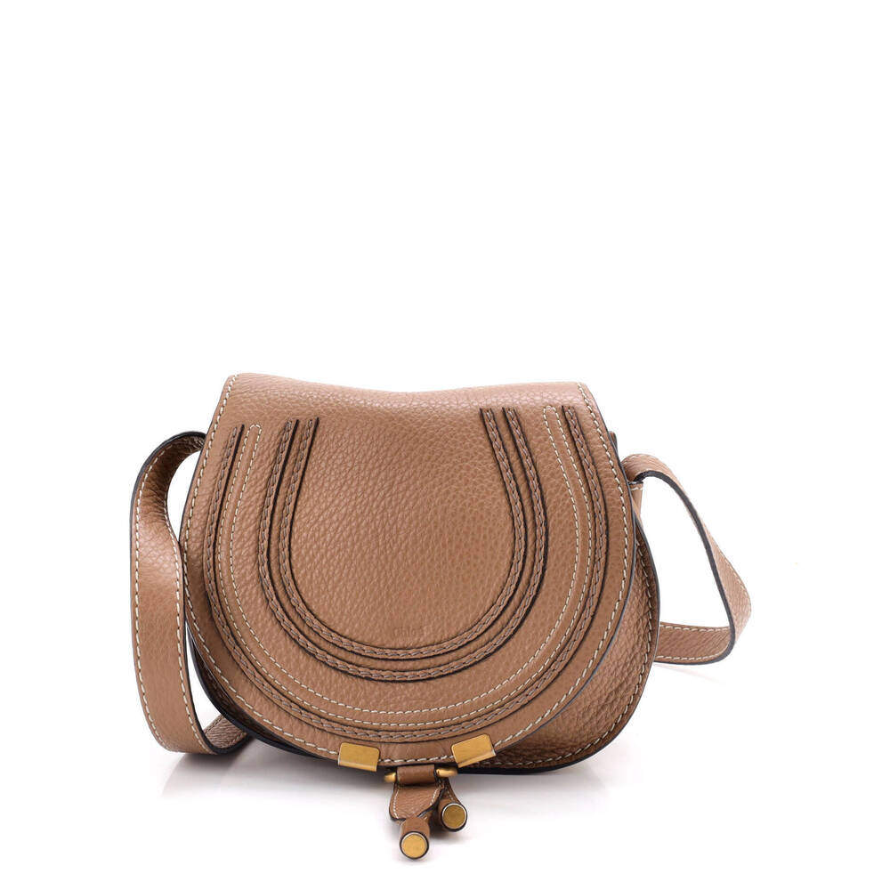 Chloe Mini Marcie Crossbody Bag Leather